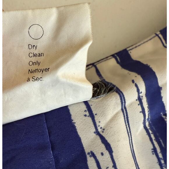 Esprit De Corp Sheath Dress Women 11 / 12 Blue White Sleeveless VTG Nautical - Picture 8 of 8